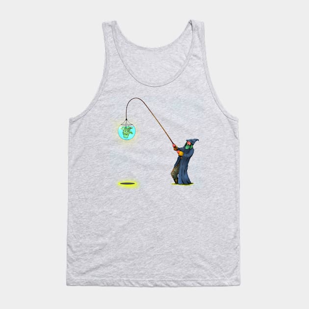 Lloyd Baxter and the WIzard Tank Top by doublebeta